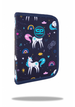 Piórnik jednoklapkowy bez wyposażenia Coolpack Clipper Mrs Unicorn