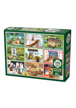 Puzzle 1000 Wiewiórki w wielkim mieście G3