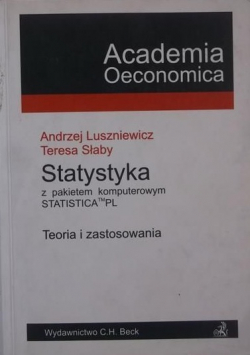 Statystyka z pakietem komputerowym Statistica PL Teoria i zastosowania  Plus płyta CD