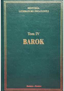 Historia literatury światowej Tom IV Barok