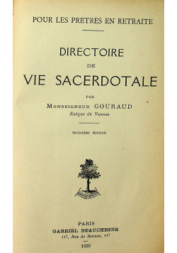 Directoire de vie sacerdotale 1920 r