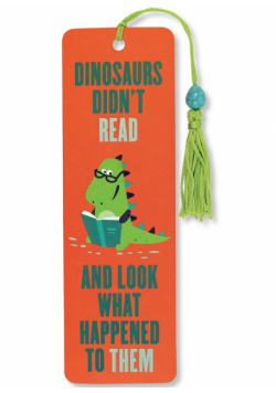 Zakładka do książki Dinozaury nie czytały Peter Pauper Press