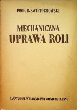 Mechaniczna uprawa roli