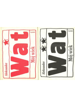 Mój wiek 2 tomy