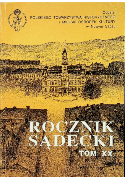 Rocznik sądecki Tom XX