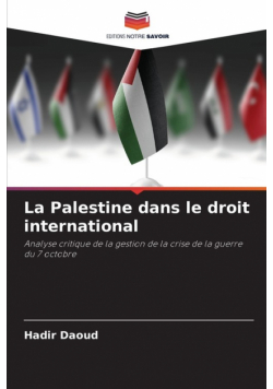 La Palestine dans le droit international