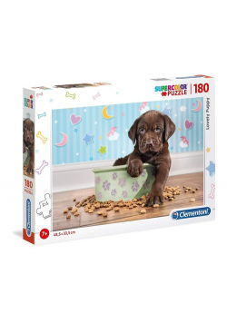 Puzzle Supercolor Lovely Puppy 180