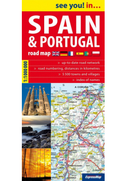 Spain & Portugal Road Map 1:1 000 000