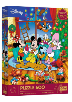 Puzzle 600 Myszka Miki i Przyjaciele Święta Disney