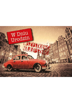 Karnet Urodziny 3D-85
