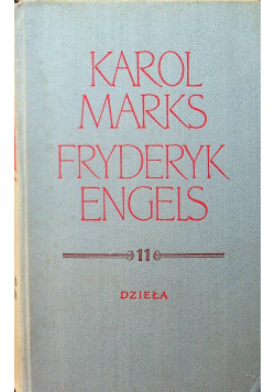 Marks Engels Dzieła Tom 11 Styczeń 1855 - kwiecień 1856