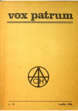 Vox Patrum Nr  11
