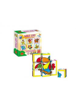 Klocki obrazkowe 6w1 - Małe zoo ALEX