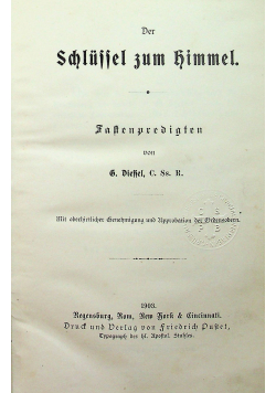 Der Schulessel zum himmel 1903 r