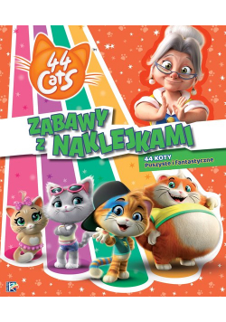 44 cats Zabawy z naklejkami 44 koty Puszyste i fantastyczne