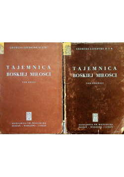 Tajemnica Boskiej Miłości 2 tomy