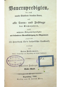 Bauernpresigten 1848r