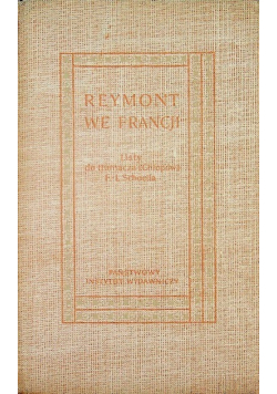 Reymont we Francji Listy do tłumacza Chłopów