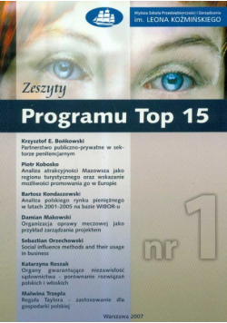 Zeszyty Top 15