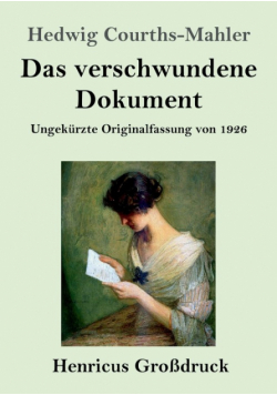 Das verschwundene Dokument (Großdruck)