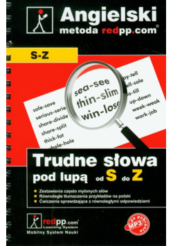 Język angielski Trudne słowa pod lupą S-Z