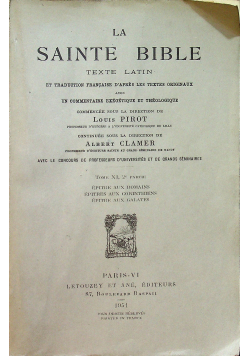 La Sainte Bible
