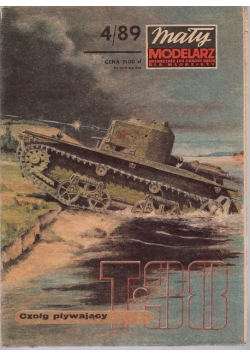 Mały modelarz Nr 4 / 89 Radziecki czołg pływający T 38 M2