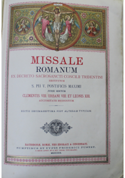 Missale Romanum 1910 r.