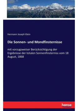 Die Sonnen- und Mondfinsternisse