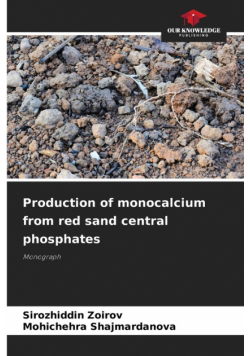 Production of monocalcium from red sand central phosphates