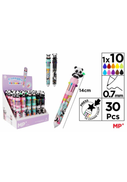 Długopis wielokolorowy 10w1 0.7mm panda (30szt)