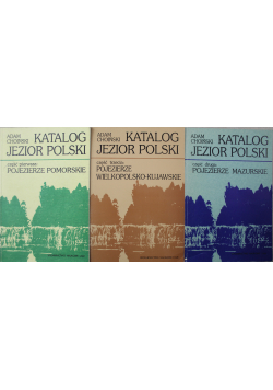 Katalog jezior polskich 3 części