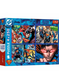 Puzzle 4x250 Odwaga Supermana 13340