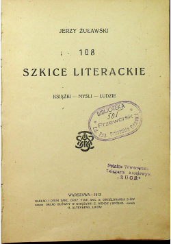 Szkice Literackie 1913 r