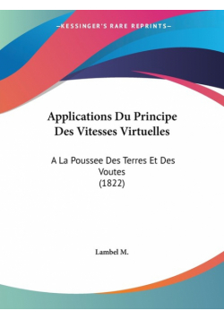 Applications Du Principe Des Vitesses Virtuelles