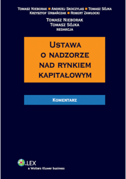 Ustawa o nadzorze nad rynkiem kapitałowym Komentarz
