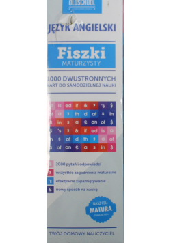 Język Angielski Fiszki maturzysty 1000 dwustronnych kart do samodzielnej nauki Nowa