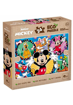Puzzle 24 Myszka Miki Eko dwustronne
