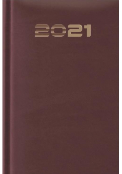 Terminarz 2021 A5 Standard bordowy