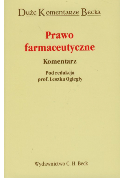 Prawo farmaceutyczne Komentarz
