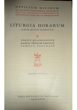 Liturgia Horarum część 2