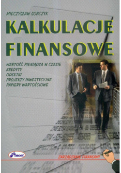 Sobczyk Mieczysław - Kalkulacje finansowe