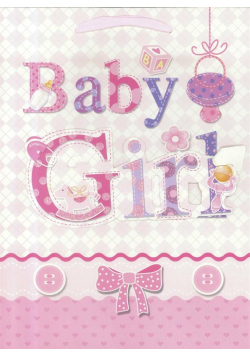 Torebka prezentowa L Baby Girl 1331-01