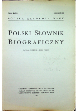 Polski słownik biograficzny XXV
