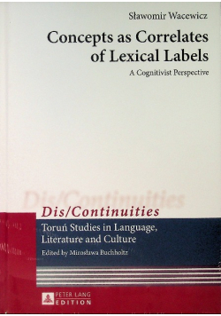 Concepts as Correlates of Lexical Labels