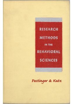 Research methods in the behavioral sciences