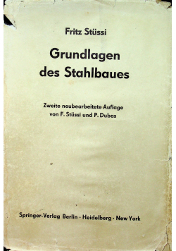 Grundlagen des Stahlbaues