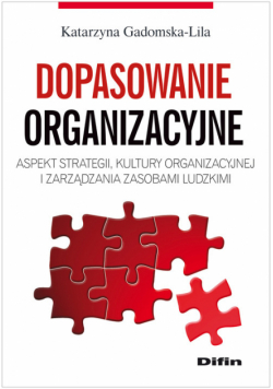 Dopasowanie organizacyjne Aspekt strategii, kultury organizacyjnej i zarządzania zasobami ludzkimi