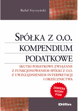 Styczyński Rafał - Spółka z oo Kompendium podatkowe