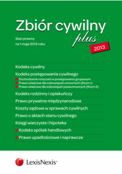 Zbiór cywilny PLUS 2013